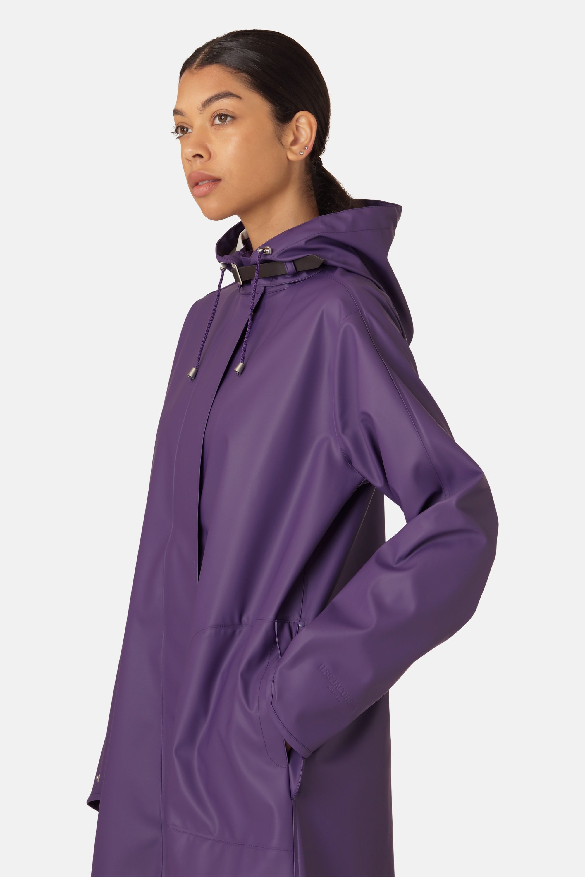 Lang Lett Regnjakke - Purple Rain